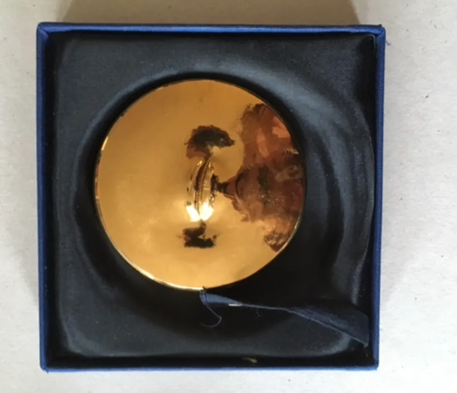 Gilt Bronze Medal By The Artist Robert Seguinau Art   Monnaie De Paris