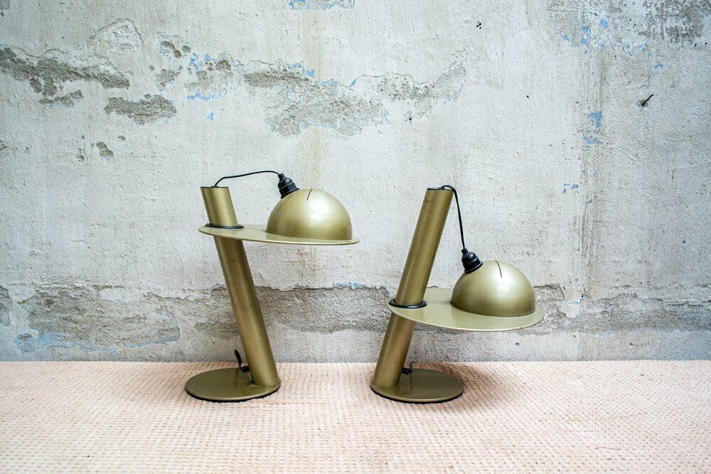 Verstelbare Tafellampen Van Stilnovo, Ca. Jaren 1960, Set Van 2 photo furniture