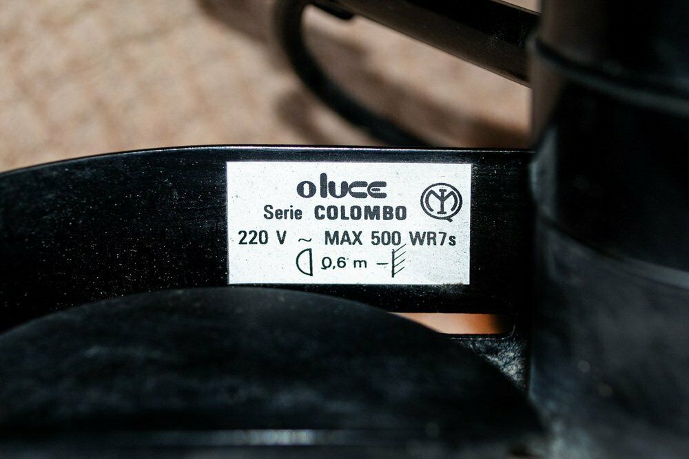 Vintage Colombo 761 Lamp By Joe Colombo For Oluce, Italy, 1972 photo Lighting
