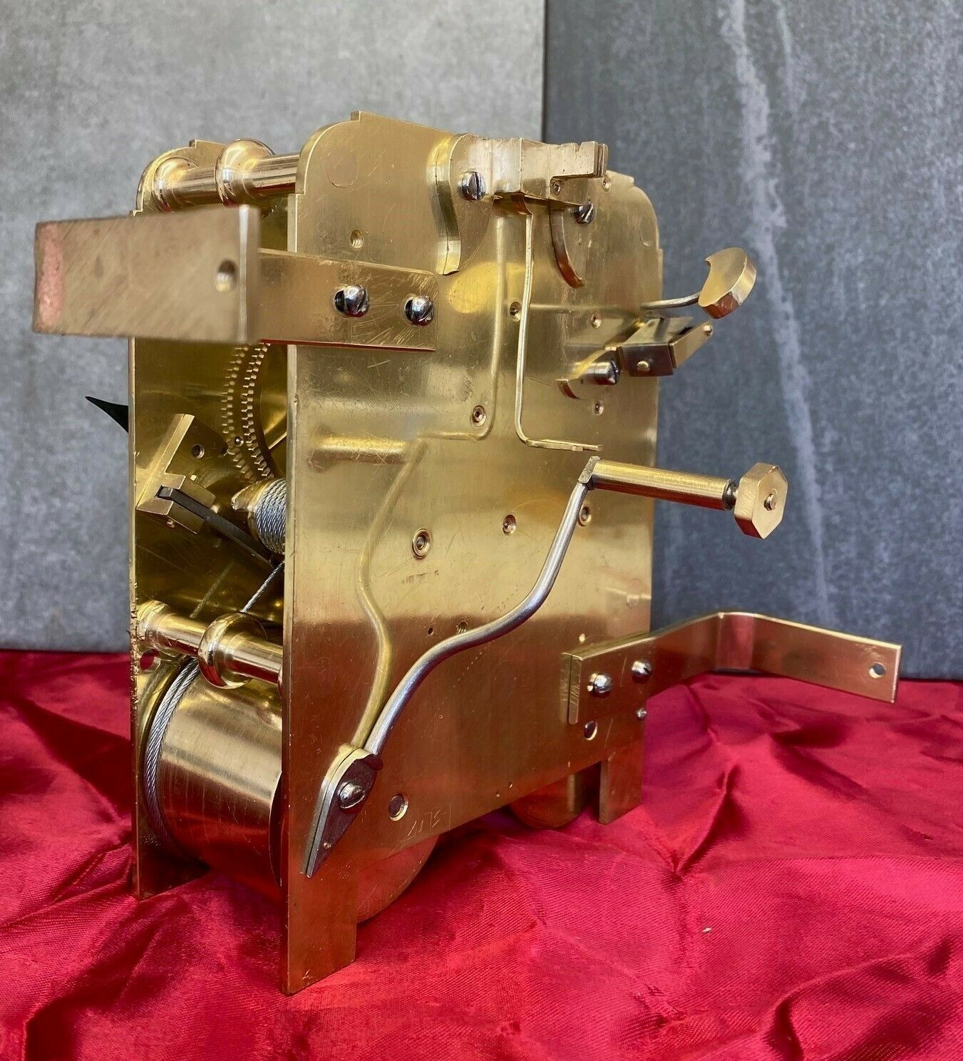 photo buy Mahogany Regency Chamfer Top Bracket Clock