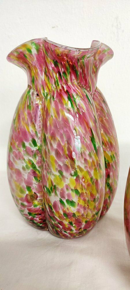 Crystal Vases, Italy, 1940s, Set Of 2 photo buy