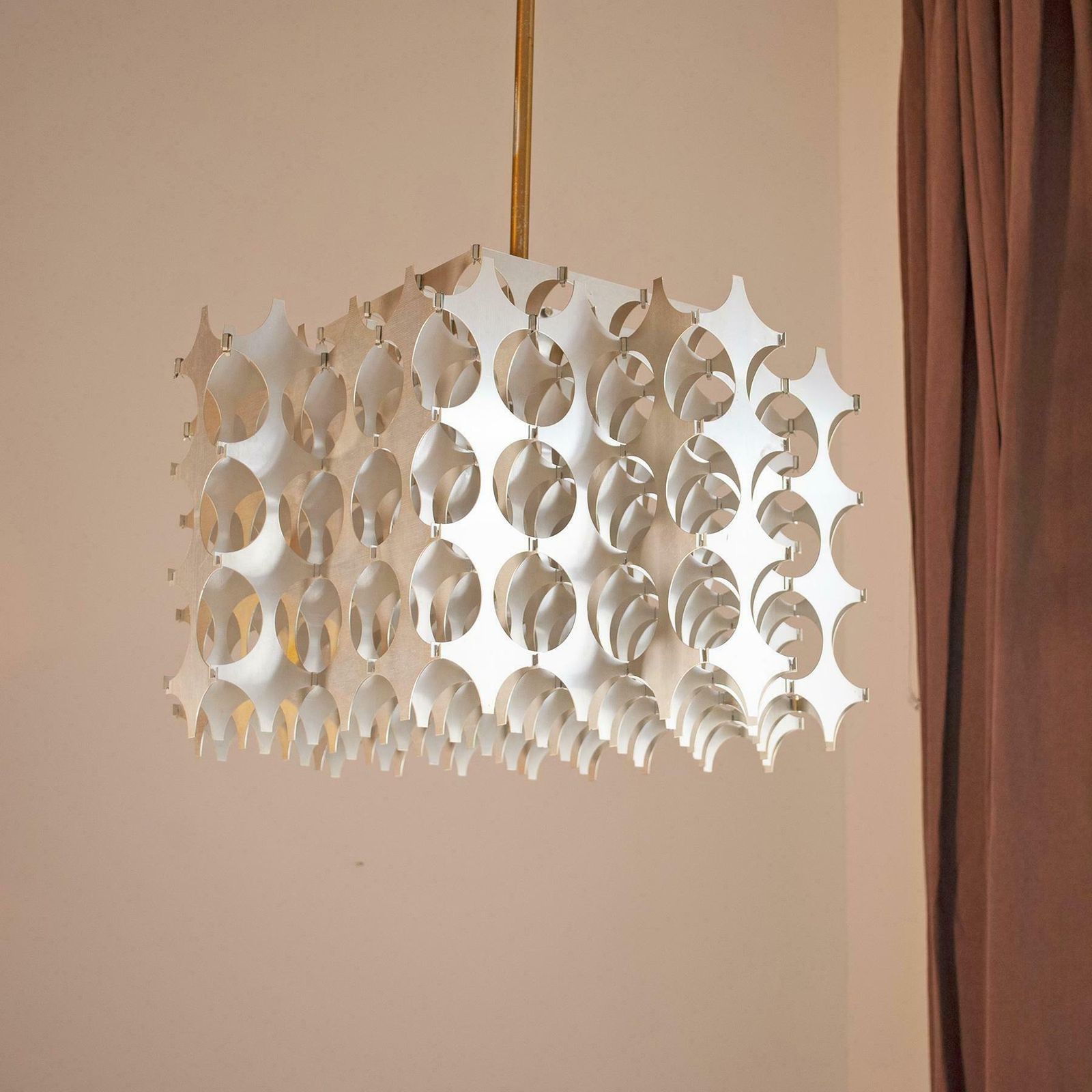 Mario Marenco Chandelier Chyntia 1970s photo furniture