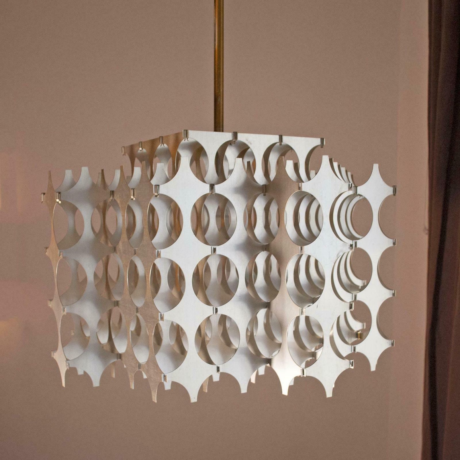 Mario Marenco Chandelier Chyntia 1970s photo Lighting