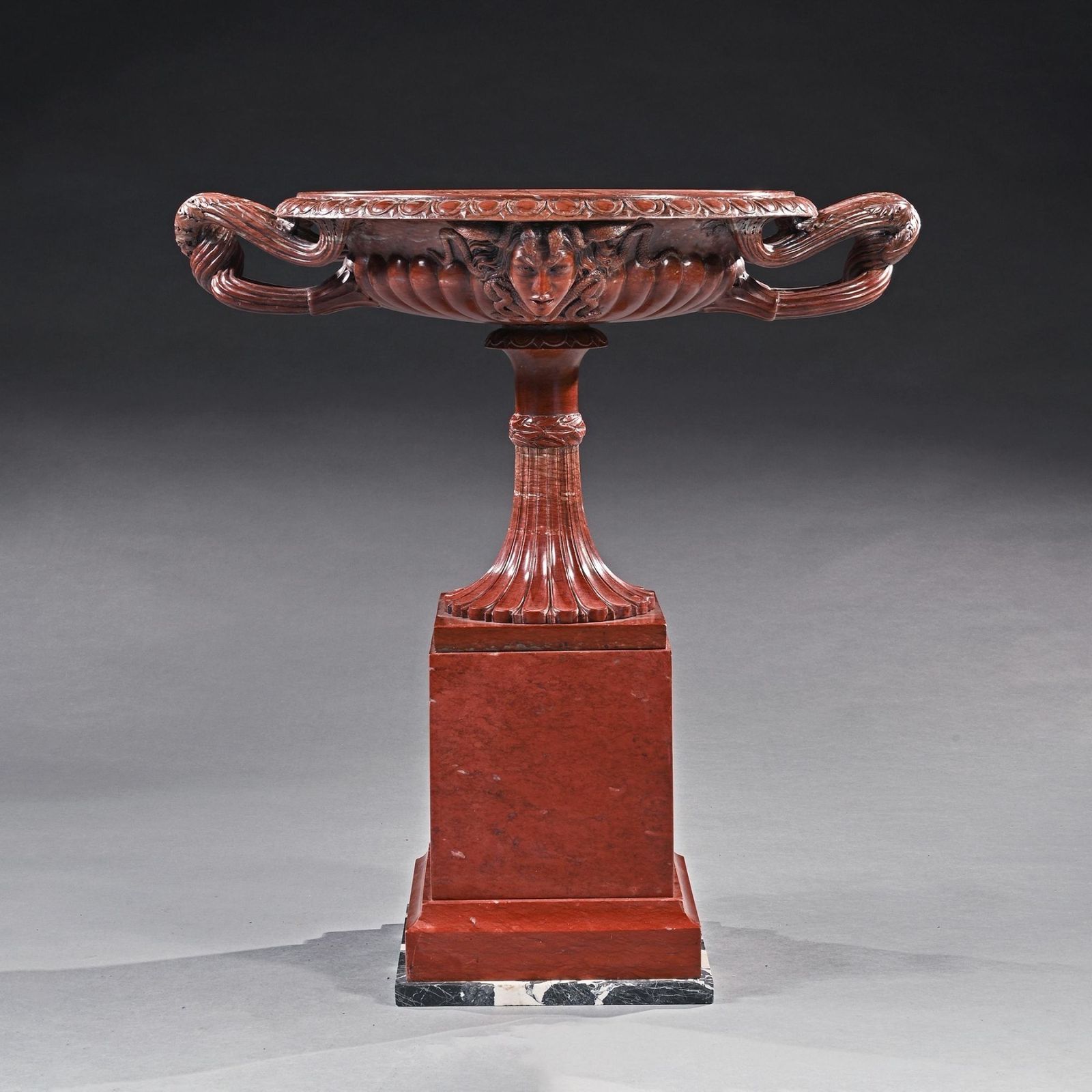 A Huge Italian Grand Tour Rosso Antico Marble Mug Attributed To Benedetto Boschetti Mid 19th Century photo furniture