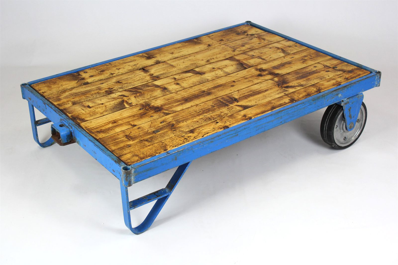 Industrial Coffee Table Cart, Czech Republic, 1950s photo for sale