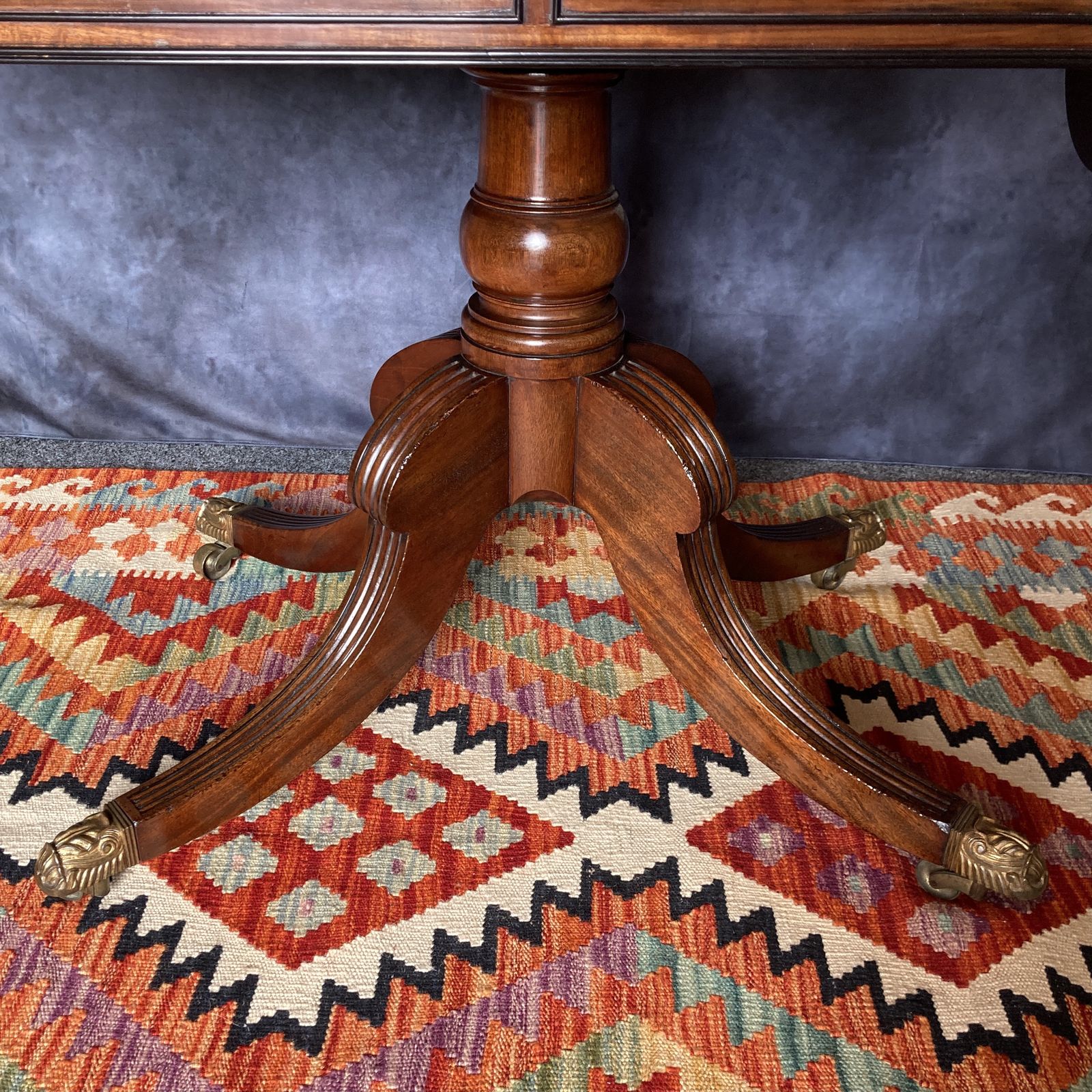 Fine Regency Mahogany Drop Leaf  Table Circa 1810 photo vintage