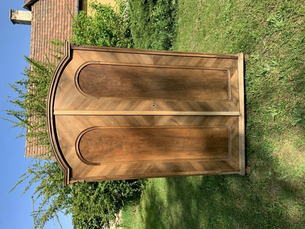 Vintage Hungarian Brown Wardrobe photo for sale