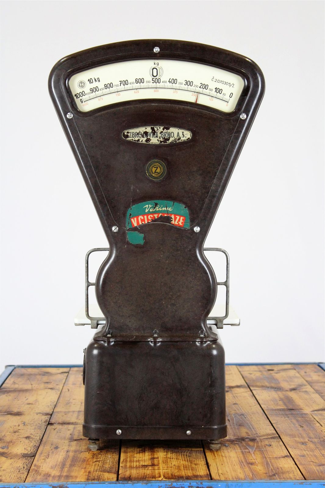 Semi Automatic Large Bakelite Grocery Scale, Czech Republic, 1930s photo buy