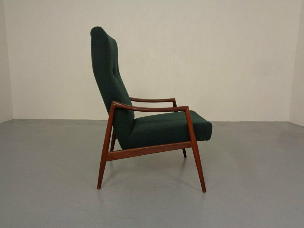 Organic Teak Armchair By Hartmut Lohmeyer For Wilkhahn, 1960s photo for sale