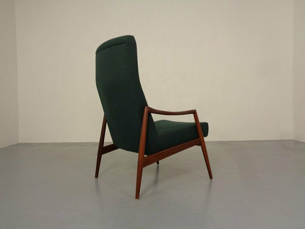 photo for sale Organic Teak Armchair By Hartmut Lohmeyer For Wilkhahn, 1960s