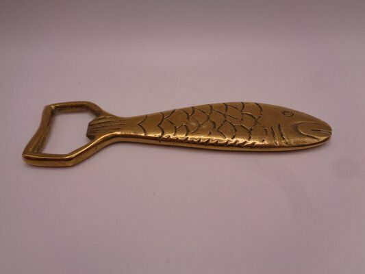 Brass Fish Bottle Opener By Svenskt Tenn, Sweden, 1950s photo Home Decor