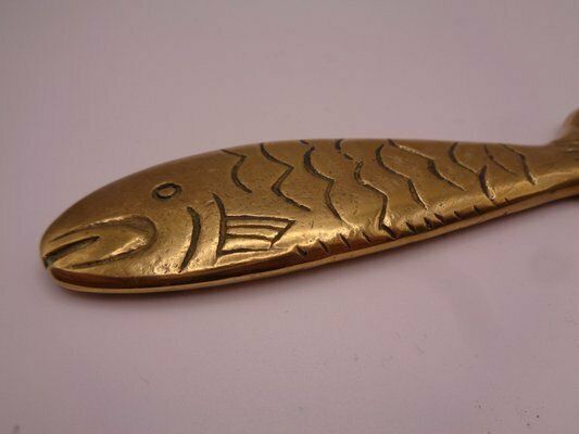 Brass Fish Bottle Opener By Svenskt Tenn, Sweden, 1950s photo buy
