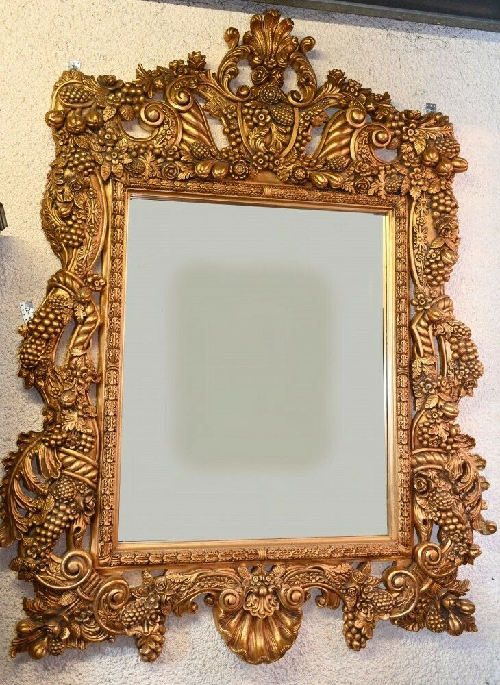 Gilt Pier Mirror   Large Louis XVI Gilt Frame Glass Mirrors