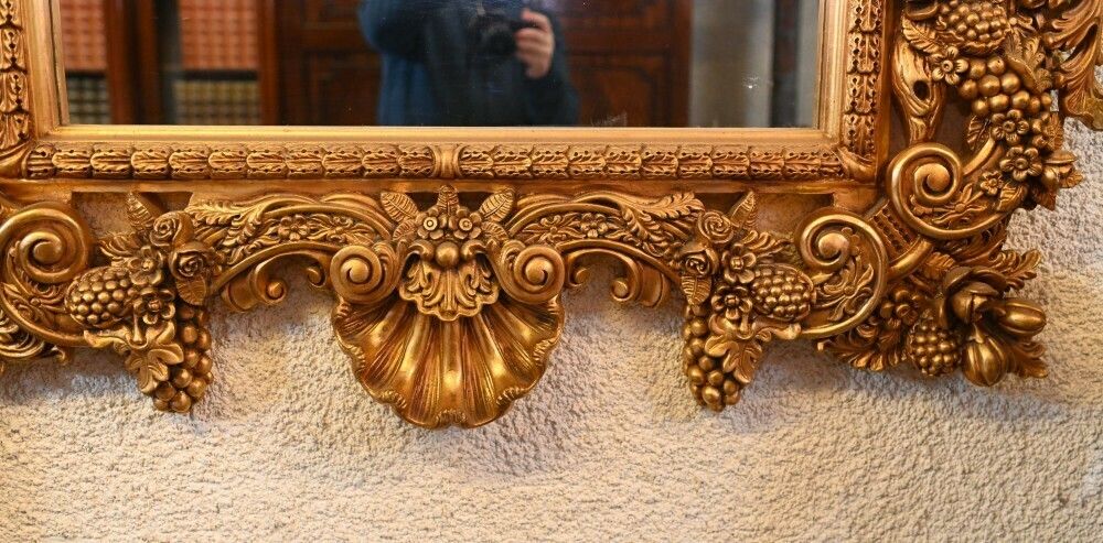 Gilt Pier Mirror   Large Louis XVI Gilt Frame Glass Mirrors photo 2450.0