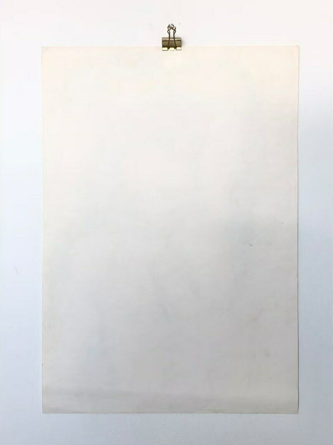 photo for sale Danish Original John Hansen Vintage Drawing With Charcoal And Ink From 1986 With Abstract Figurative Torso Motive