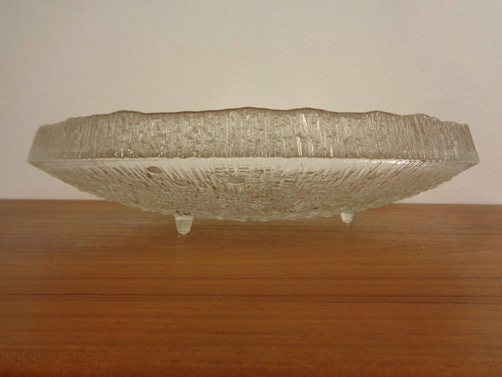 Large Glass Bowl By Tapio Wirkkala For Iittala, Finland, 1960s photo 205.0