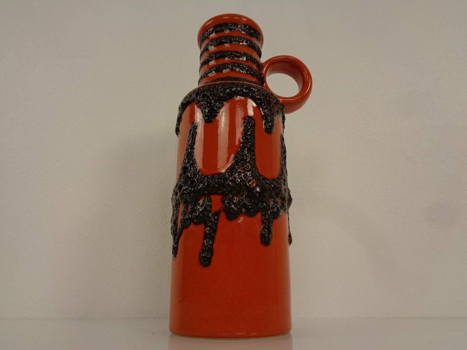 Large Glazed Lava Ceramic 401 28 Vase From Scheurich, 1970s photo Home Decor