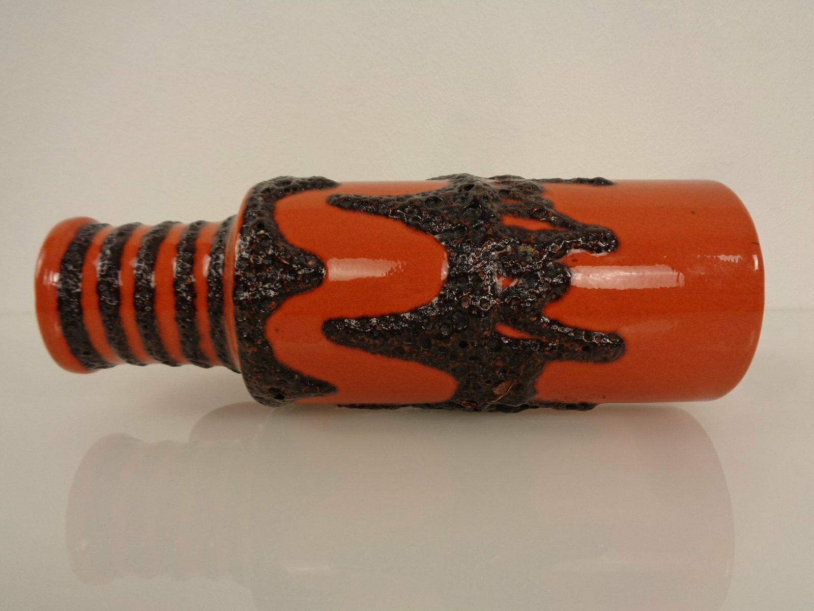 Large Glazed Lava Ceramic 401 28 Vase From Scheurich, 1970s photo vinterior