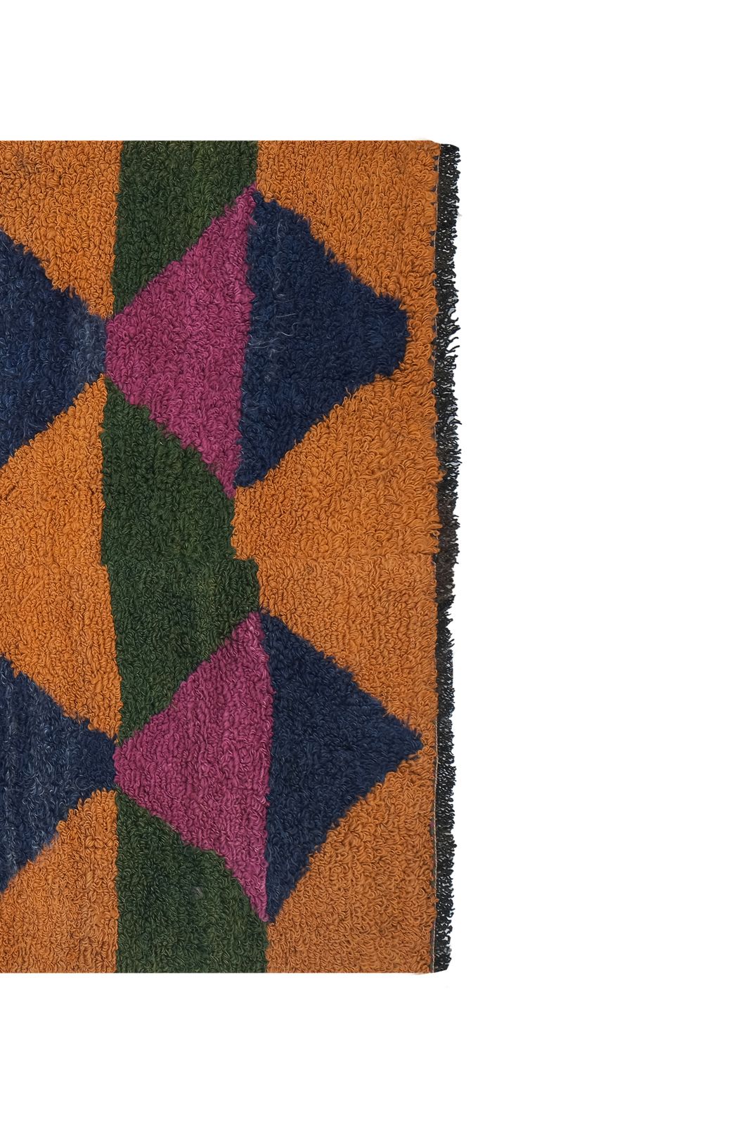 Handmade Wool Colorful Turkish Tulu Rug 3'7'' X 4'6'' photo 611.0