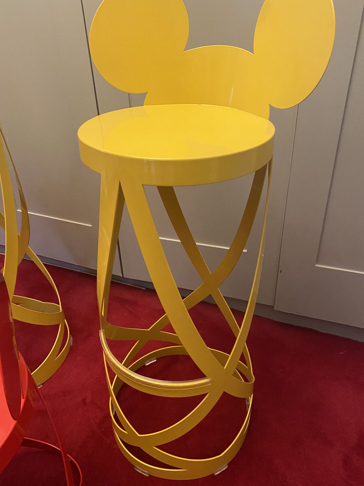 Cappellini And Walt Disney Mickeys' Ribbon Chairs 3 Of Them. photo buy