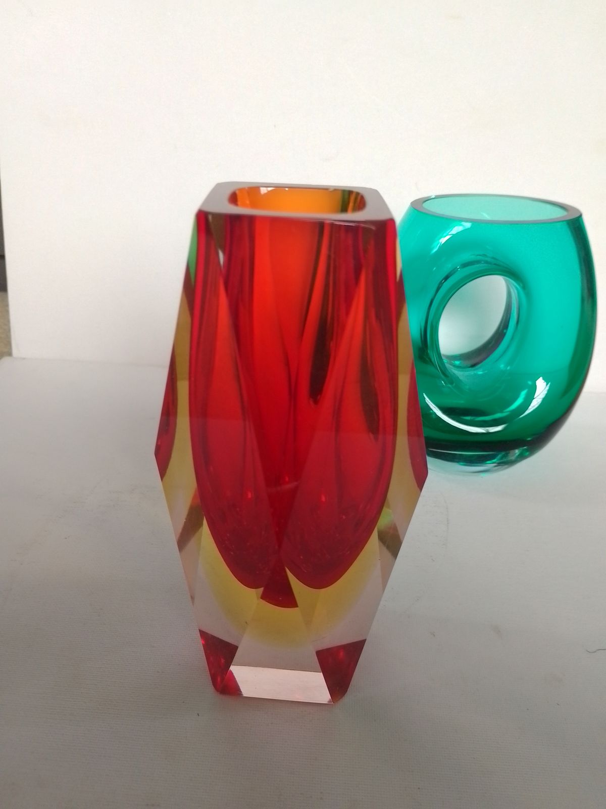 Murano Sommerso Vase By Seguso Designed By Flavio Poli photo buy