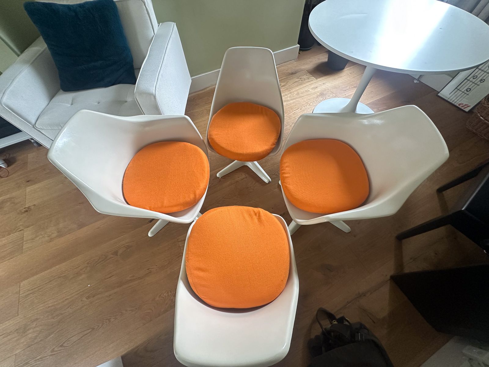 Original Vintage Arkana 116 & 115 Maurice Burke Chairs (X4) photo furniture