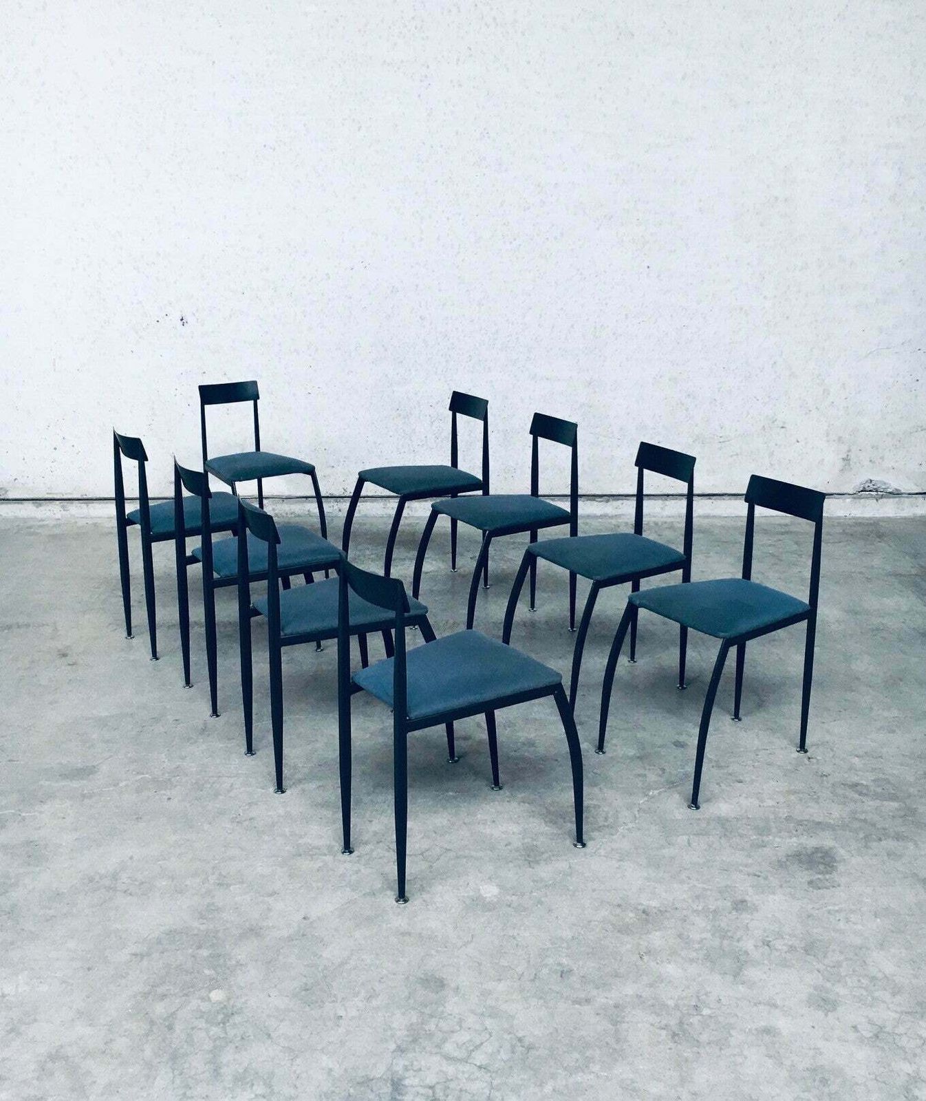Postmodern Design "Lolly" Eetkamerstoelen Van Fly Line, Italië, Jaren 1980 photo buy