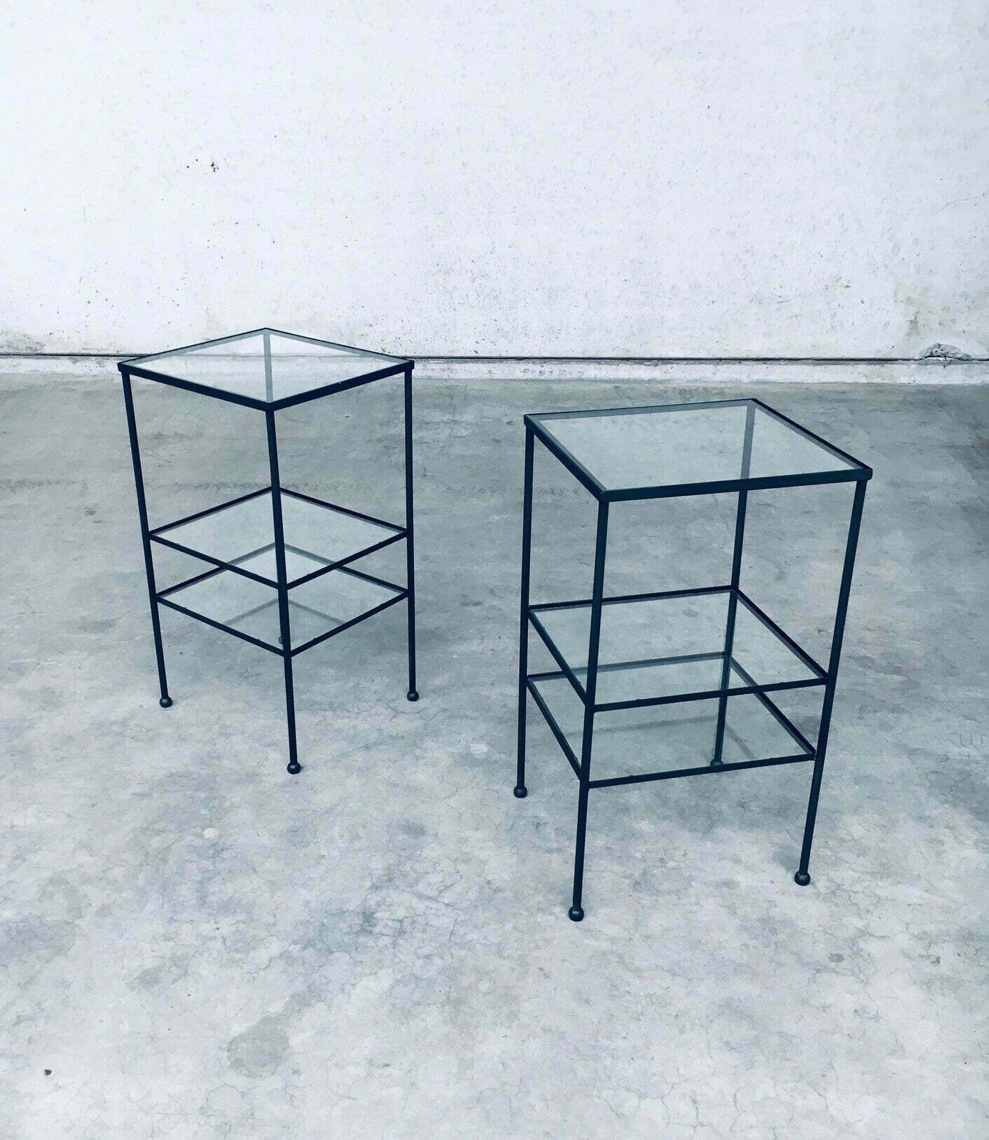 2500.0 Minimalistisch Design Drielaags Bijzettafelset, België, Ca. Jaren 1960 photo