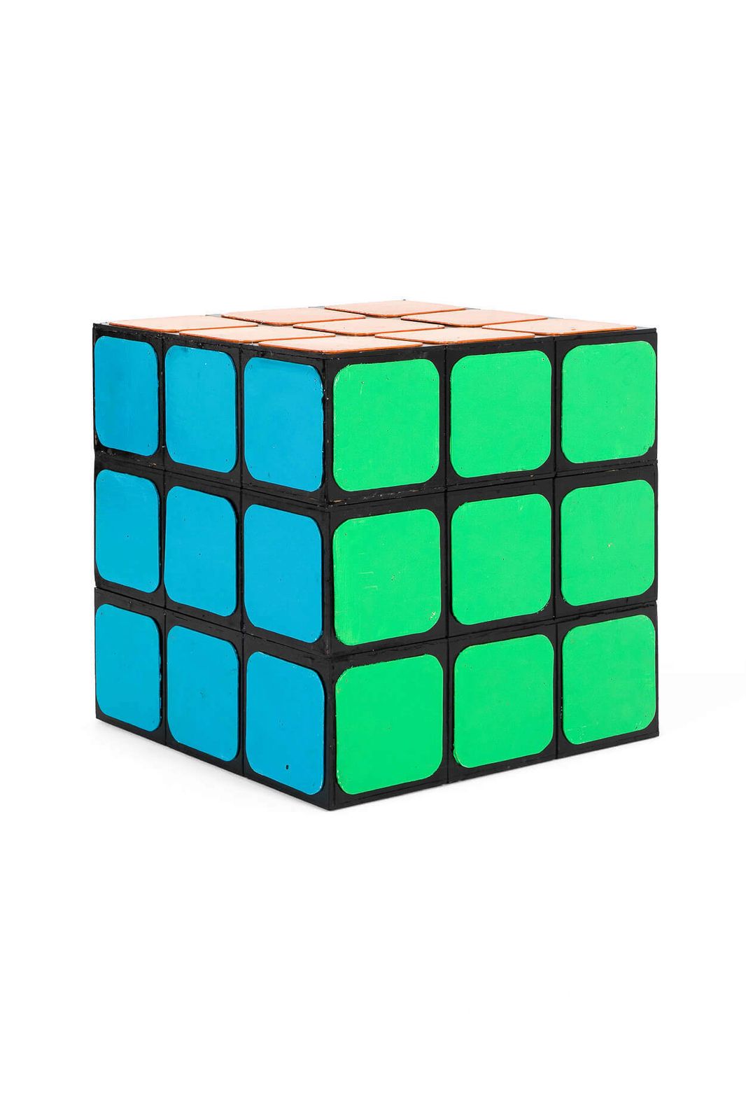 photo vintage Large Rubik’s Cube Shop Display