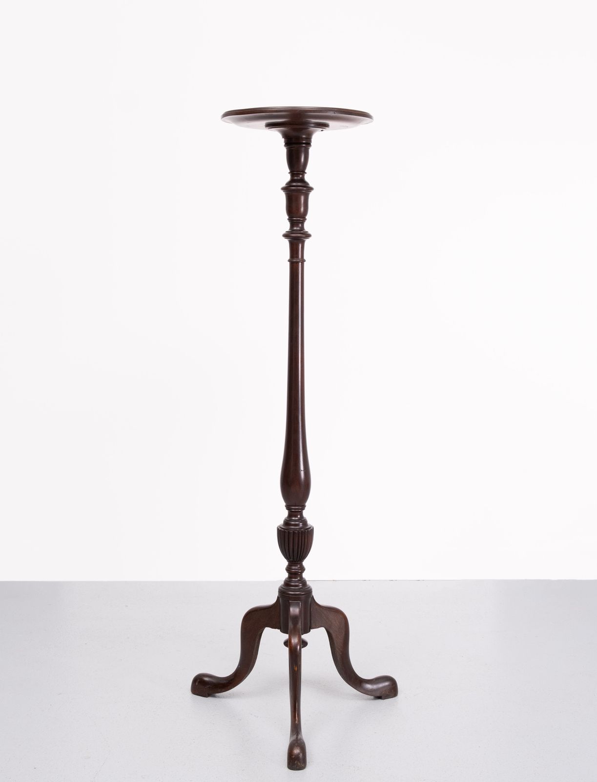 19th Century Mahogany Tall Torchere Stand photo buy