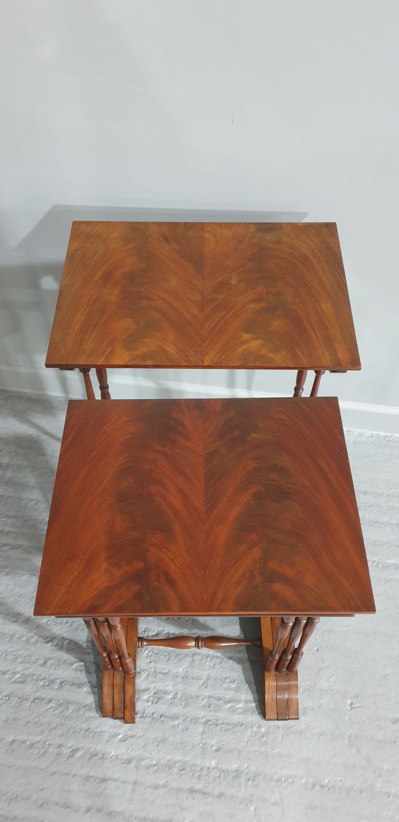Edwardian Mahogany Nest Of Four Tables photo Furniture