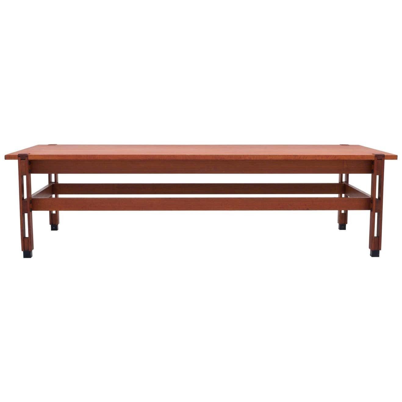 Ico Parisi ‘Tivoli’ Coffee Table In Teak For Mim Roma