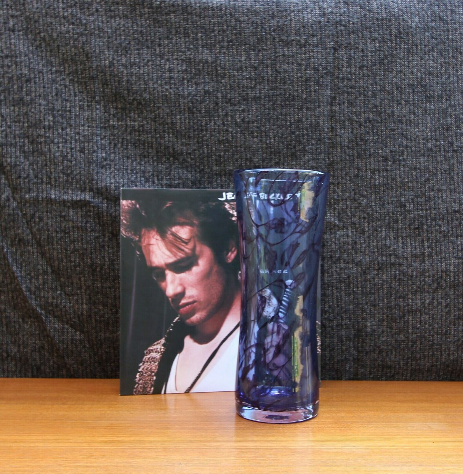 Kosta Boda Arabesque Pattern Tall Glass Vase By Olle Brozen Signed And Numbered photo buy