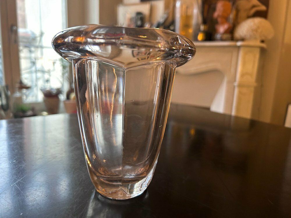 Glass Vase Attributed To Jean Daum, 1950s photo furniture