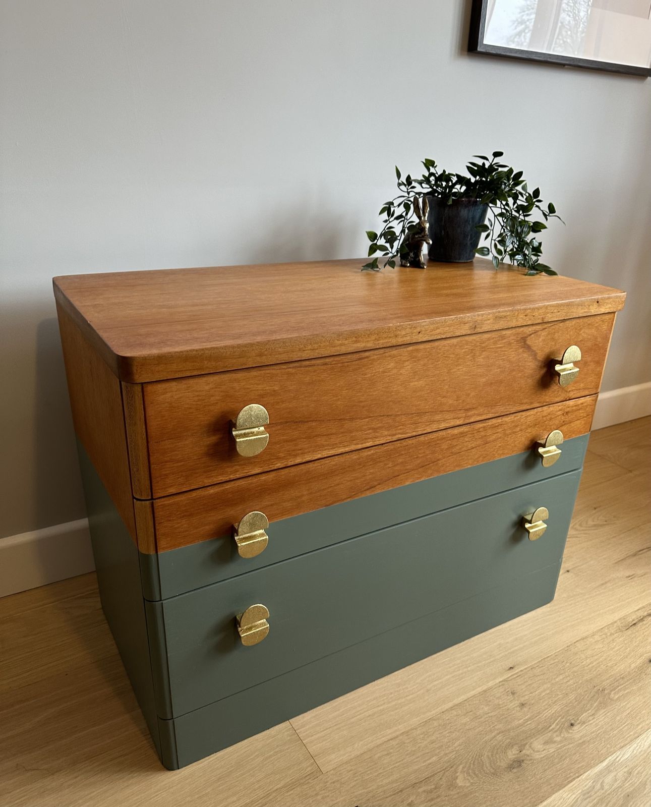 Stag Cantata 3 Drawer Dresser / Chest Of Drawers Professionally Refinished photo for sale