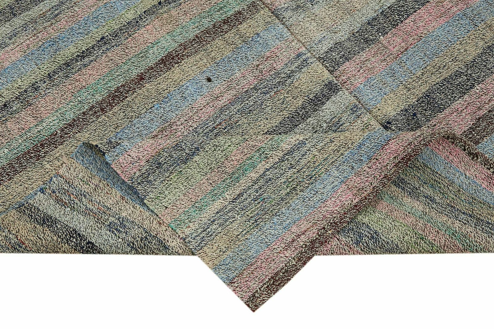 5x9 Multicolor Anatolian Kilim Rug   43479 photo vinterior