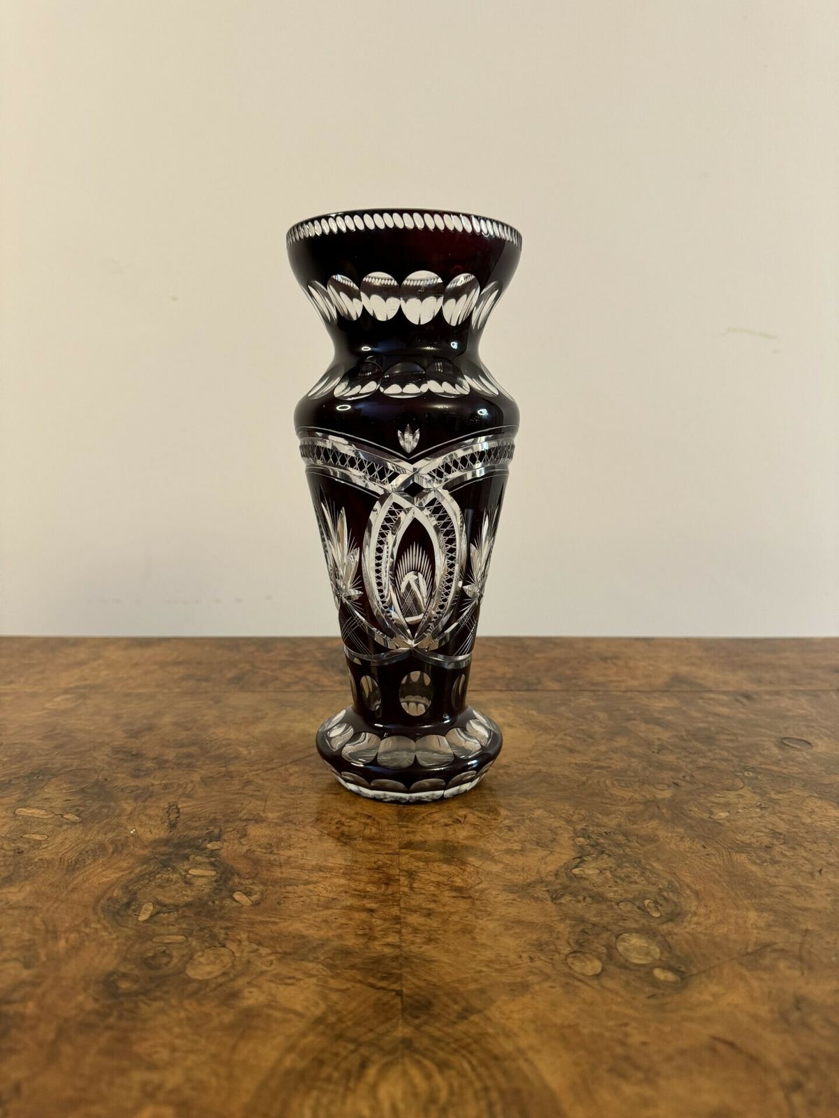 Fine Quality Antique Bohemian Glass Vase photo 325.0