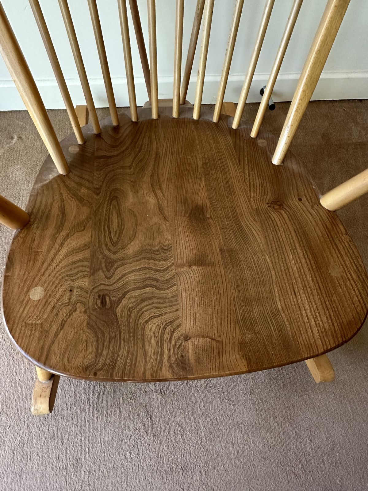 Ercol Windsor Rocking Chair With Seat Pads photo 200.0