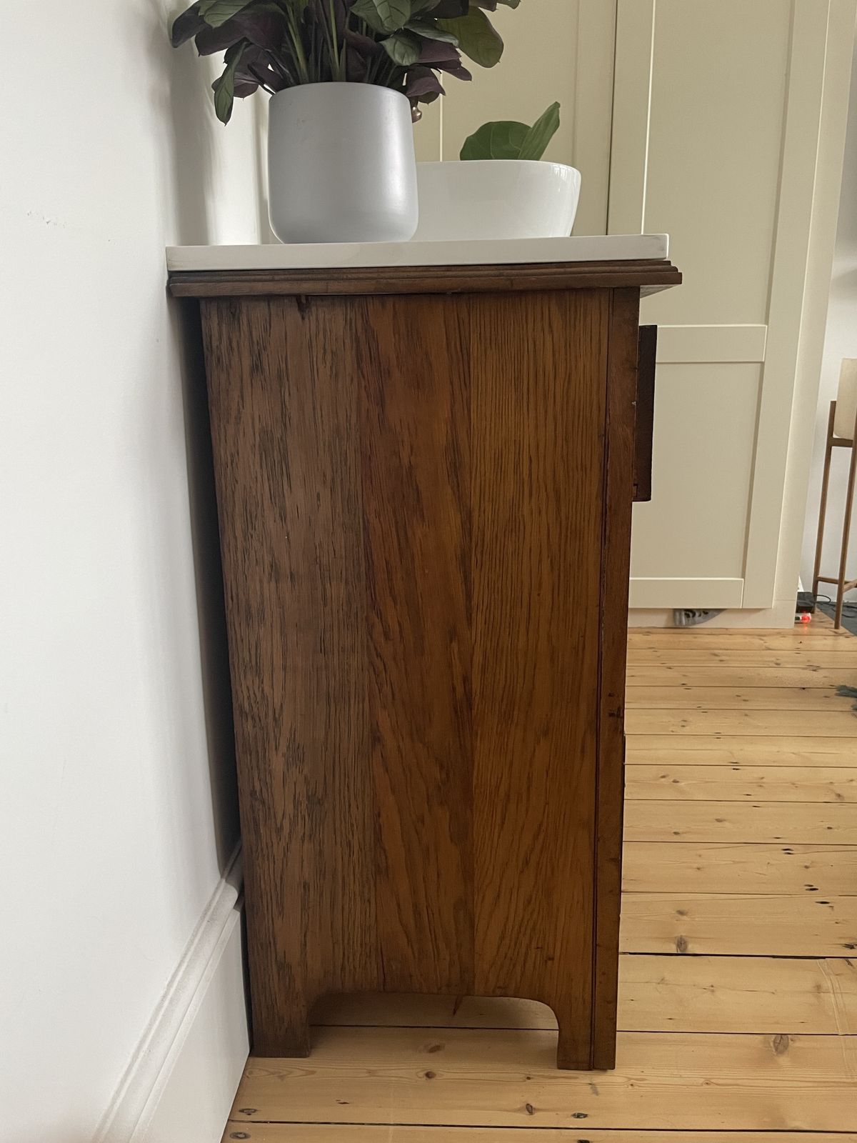 Antique Vanity Unit, 19th Century photo vintage