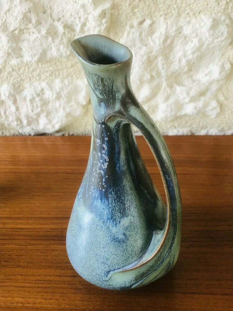 Art Nouveau Flamed Stoneware Liquor Service From Denbac, Set Of 7 photo 280.0