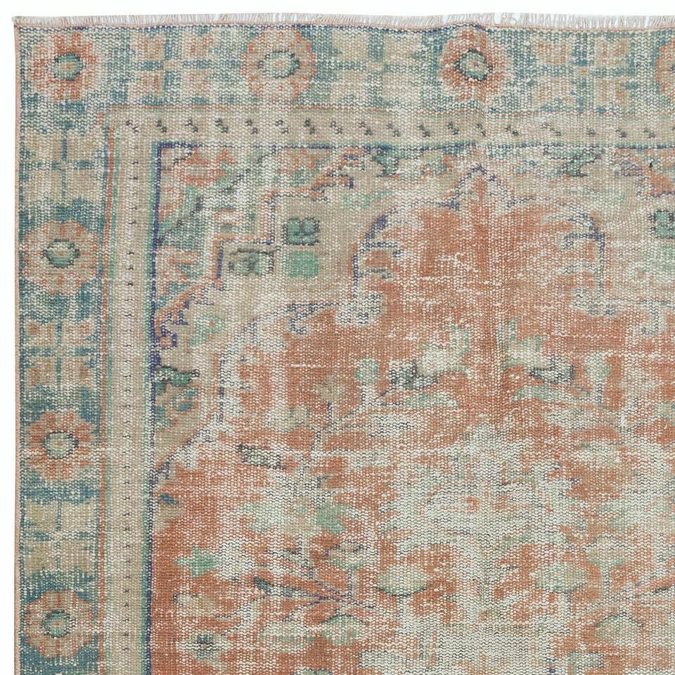 4.8x8.3 Ft Shabby Chic Vintage Handmade Anatolian Area Rug For Farmhouse Decor photo Textiles