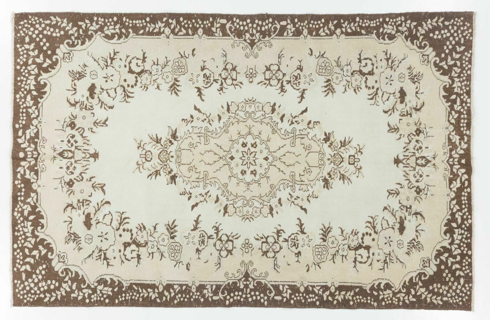 Vintage Medallion Design Turkish Oushak Rug photo 869.0