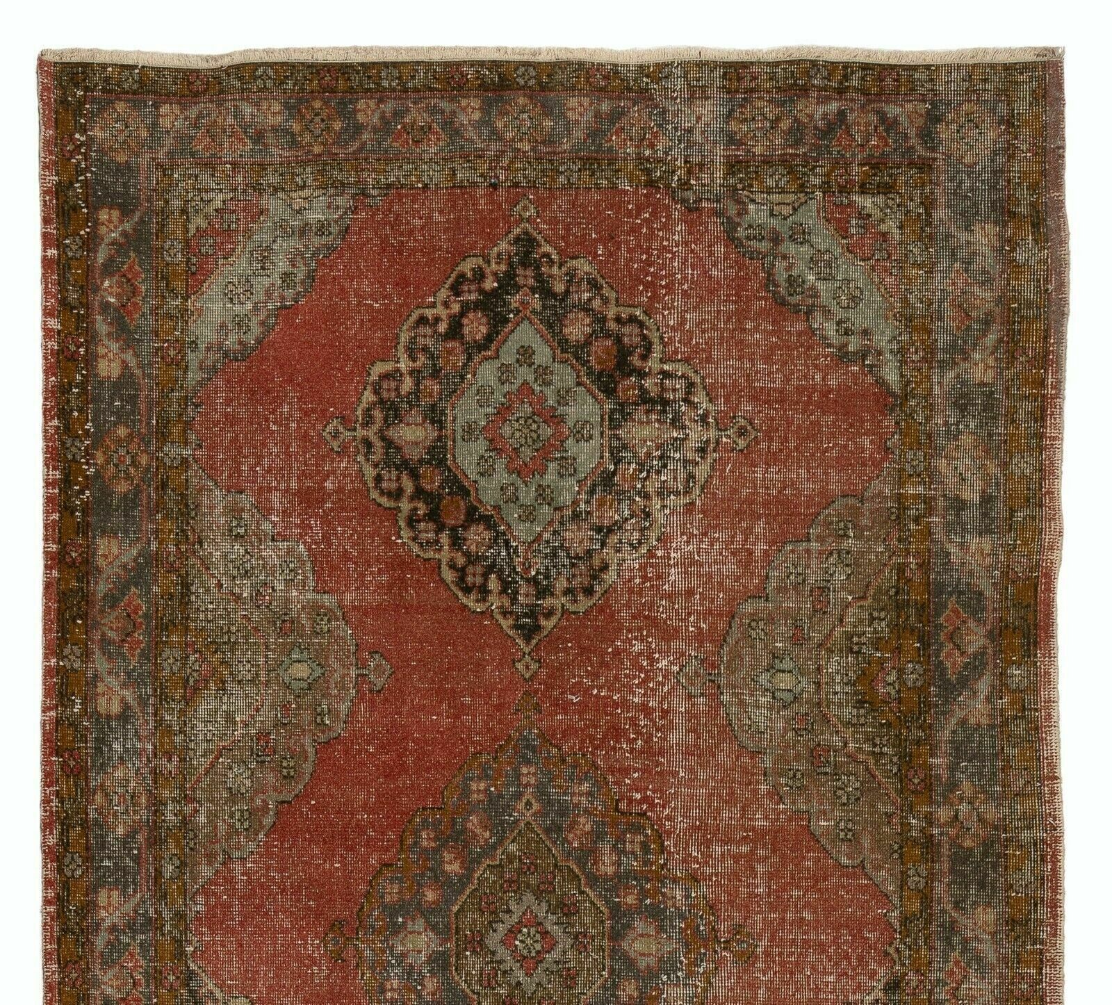 One Of A Kind Handmade Vintage Turkish Runner Rug For Hallway photo furniture