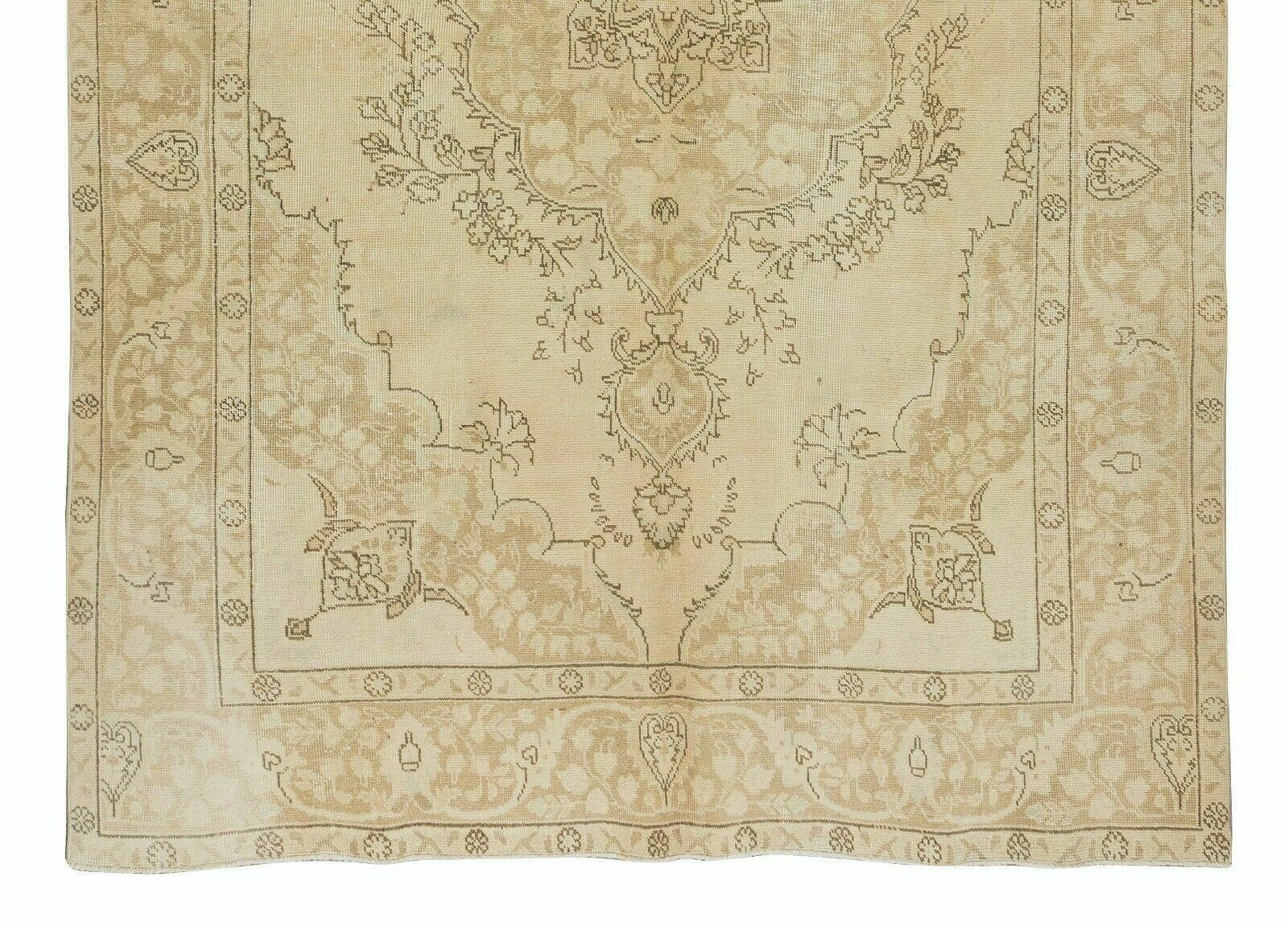 6.5x9.7 Ft Antique Washed Vintage Handmade Oushak Area Rug For Home & Office photo 878.0
