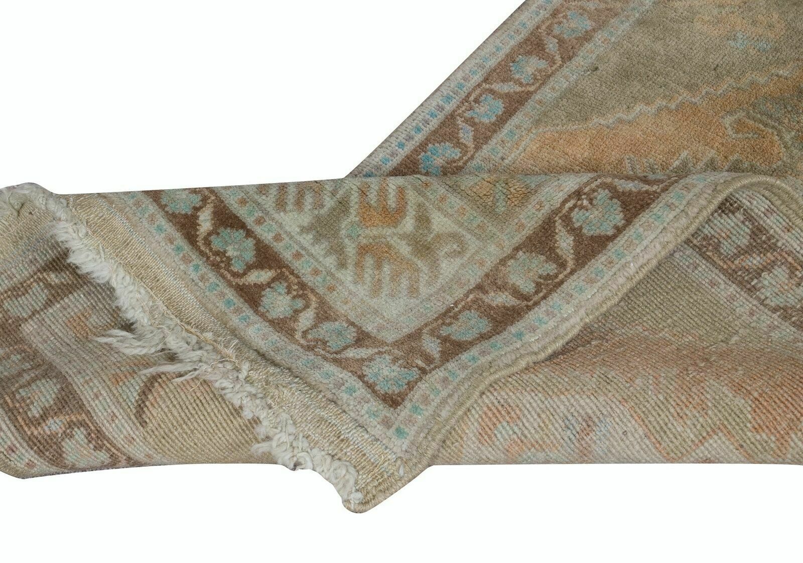 Handmade Sun Faded Rug, Vintage Bath Mat & Doormat. Kitchen Throw Rug photo for sale