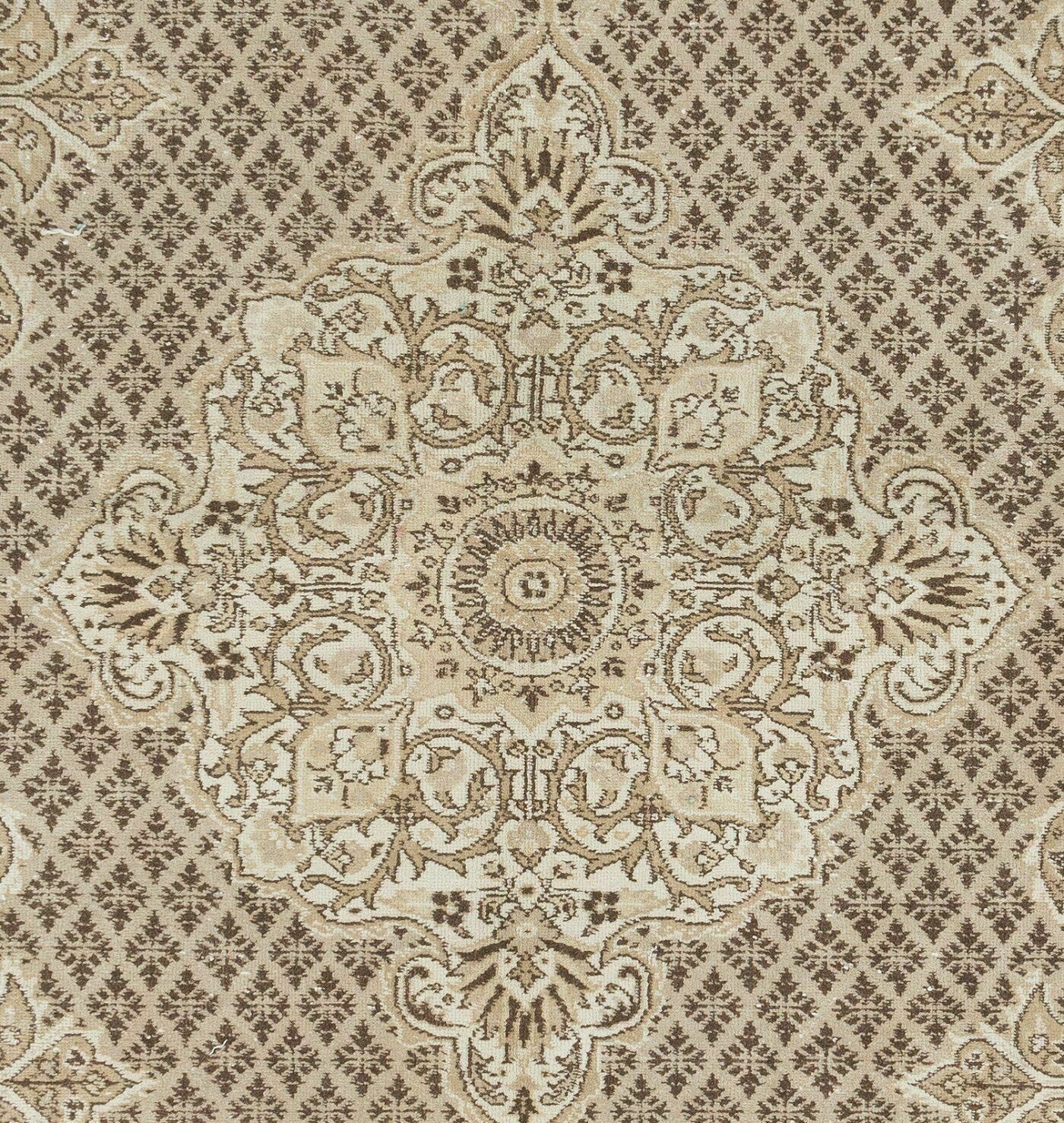 7x10.4 Ft Vintage "Antique Washed" Turkish Oushak Area Rug photo Textiles