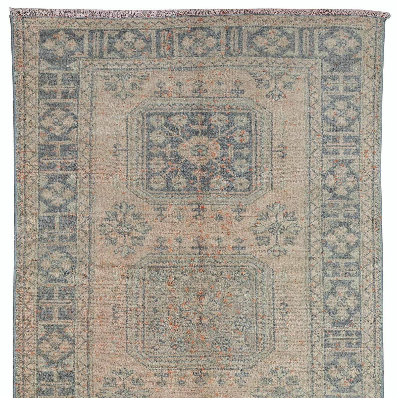 Handmade Turkish Hallway Runner ,Vintage Corridor Carpet, Stair Rug photo Textiles