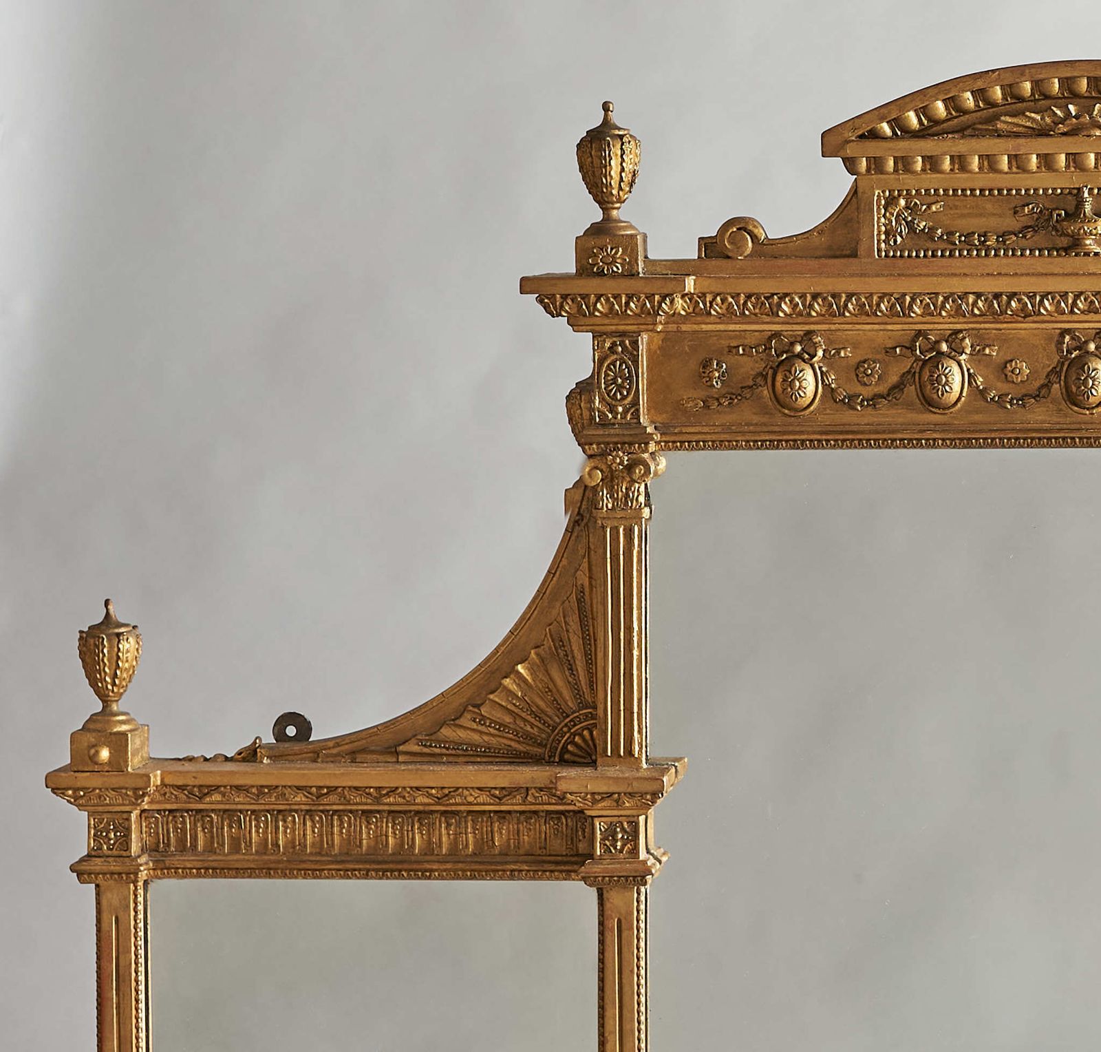 A Large 19th Century English Victorian Gilt Overmantle Mirror photo furniture