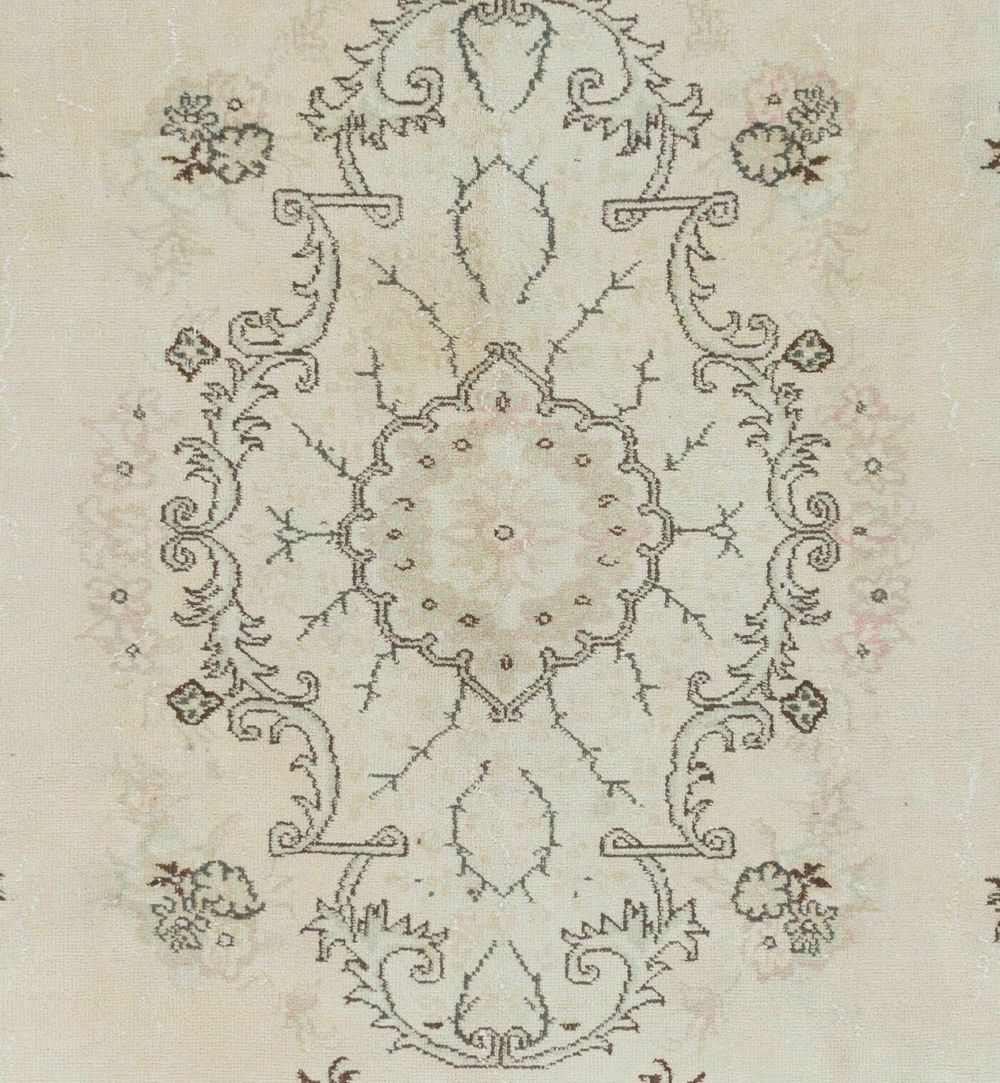 7x11 Ft Vintage Garden Design Anatolian Rug photo Textiles
