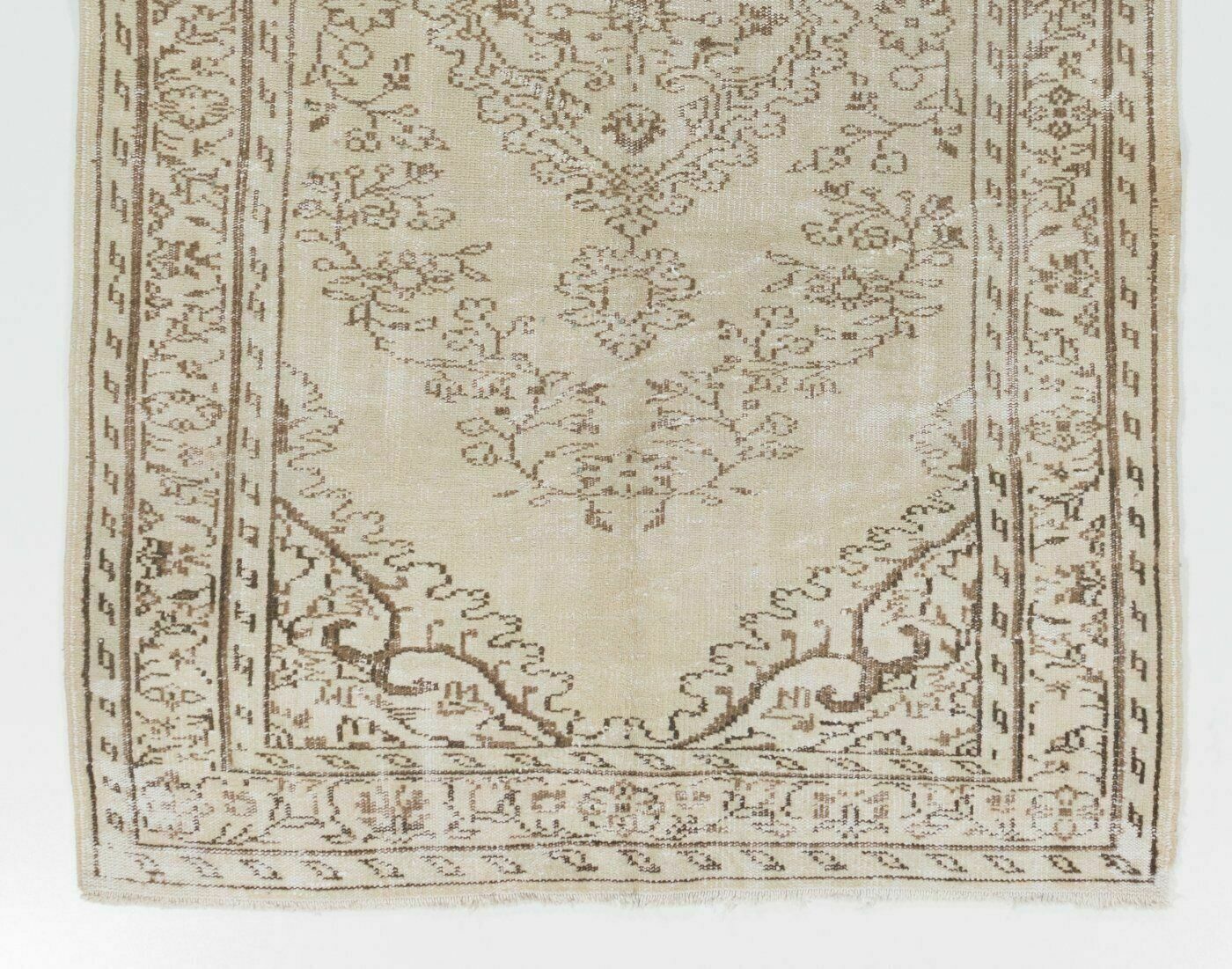 5.3x8.4 Ft Vintage Anatolian Oushak Rug. Great For Modern Office And Home photo for sale